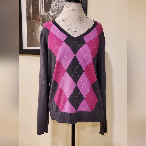 Izod argyle sweater - Picture 1 of 6